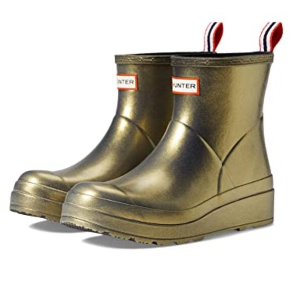 Hunter Original Play Boot Short Nebula - Boots for Women, Gold - Picture 1 of 1